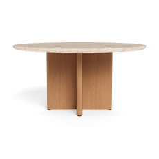 VICTORIA TEAK ROUND DINING TABLE 1500