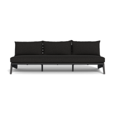 MLB ALUMINUM 3 SEAT ARMLESS SOFA