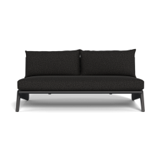 MLB ALUMINUM 2 SEAT ARMLESS SOFA