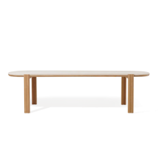 Cove Teak Pill Dining Table