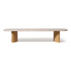 Newport Teak Rectangle Coffee Table 76
