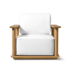 Newport Teak Swivel Lounge Chair
