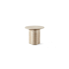 Porto Travertine Round Side Table