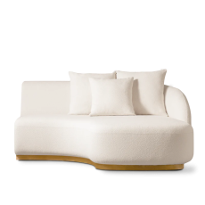 Como Curved Chaise Right