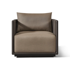 Palm Beach Aluminum Swivel Lounge Chair
